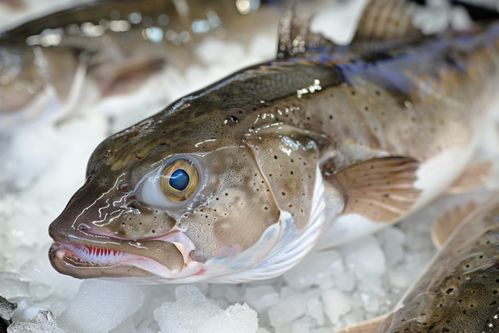 生鲜海鲜水产鳕鱼海鲜 摄影图