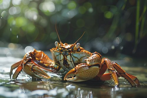 螃蟹摄影与海鲜水产图库的艺术探索