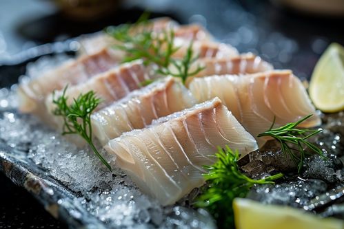 海产品鱼片摄影 优质广告素材与水产美食的视觉盛宴
